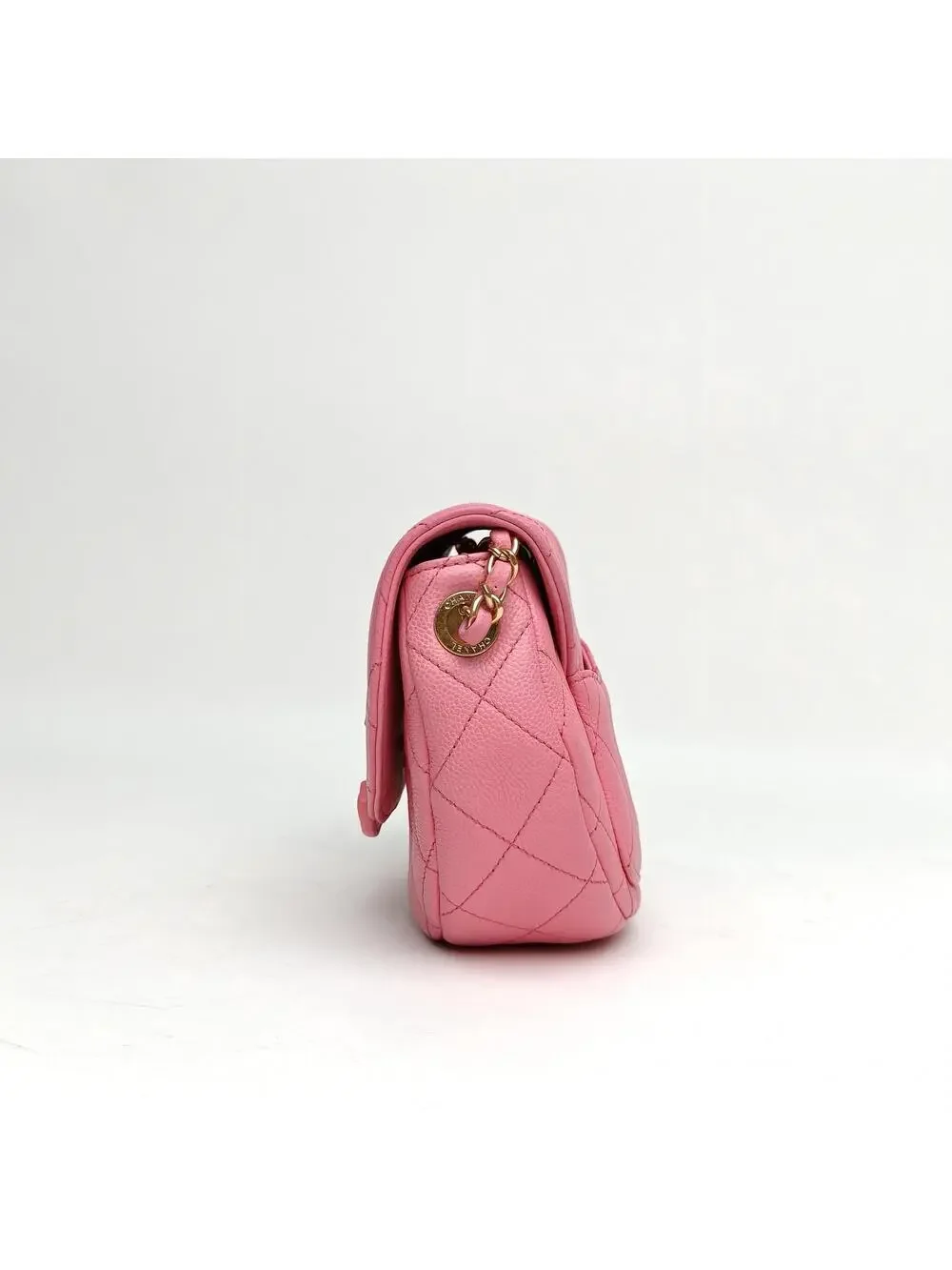 Chanel Pink Chip Leather Buckle 23P #360087C34B